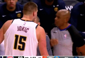 Crowns Sports-约基奇马龙半场被驱逐 掘金狂吃5T仍送活塞12连败