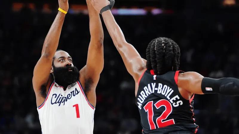 Crowns Sports-快船121-117猛龙3利好!哈登关键球太猛,祖巴茨回暖,配角齐贡献